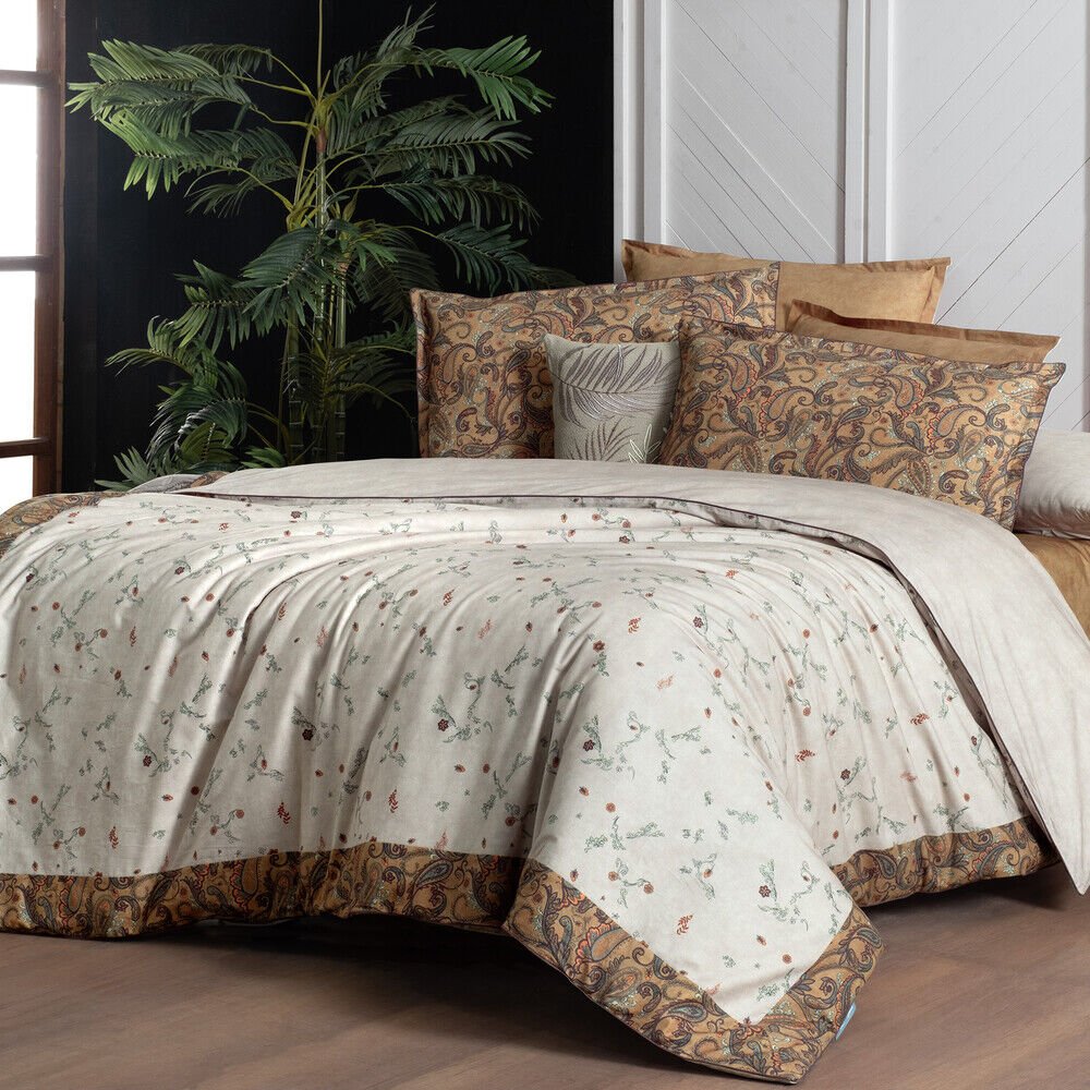 Sarev Saura Fancy Tek Kişilik %100 Pamuk Çift Taraflı Nevresim Takımı