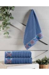 Sarev El-Yüz Havlu 50*90 Cm Cardinal Mavi