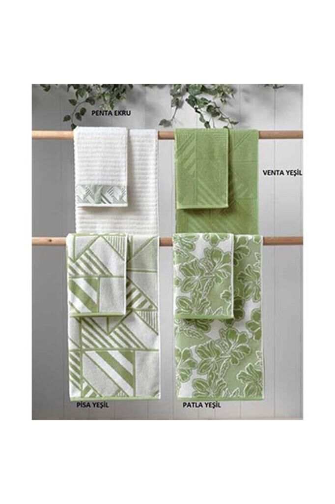Sarev Banyo Havlu 80*150 Cm Pisa Yeşil