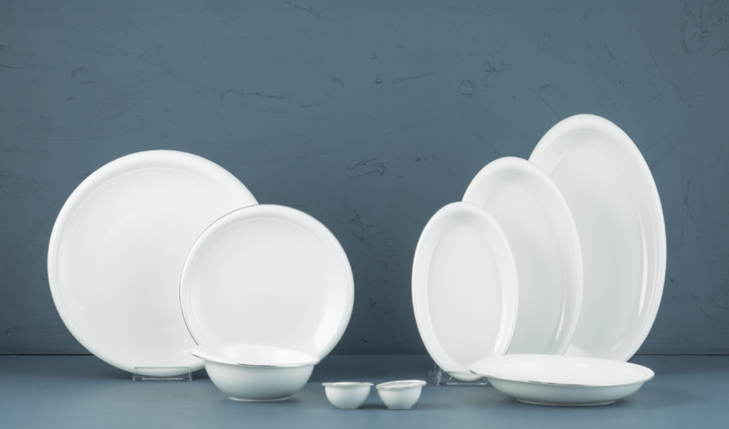 Evaliza Strıpe Platin 30 Parça Yemek Takımı- 6 Kişilik