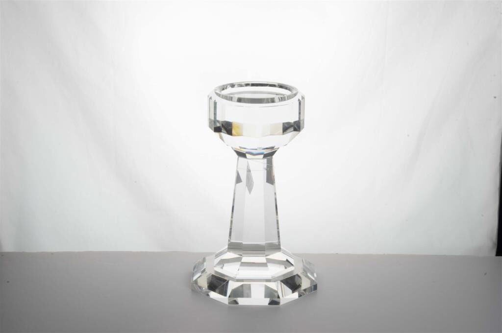 Mikasa Moor Kristal Şeffaf Mumluk 14x14x23cm