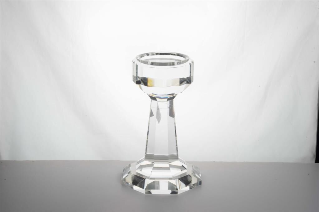 Mikasa Moor Kristal Şeffaf Mumluk 14x14x23cm
