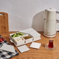 Aryıldız 11 Parça Tepsili Kahvaltılık Seti