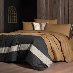 Sarev Loamy Çift Kişilik %100 Pamuk Çift Taraflı Nevresim Takımı