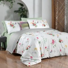 Sarev Eterna Multi Çift Kişilik %100 Pamuk Saten Nevresim Takımı