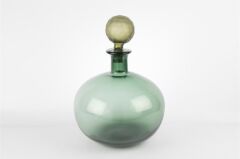 Mikasa Moor Virella Yeşil Cam Kapaklı Vazo 26x36cm