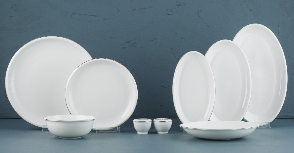 Evaliza Platin Elegant 60 Parça Yemek Takımı- 12 Kişilik