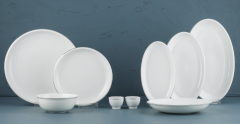 Evaliza Platin Elegant 60 Parça Yemek Takımı- 12 Kişilik