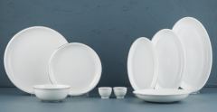 Evaliza Platin Elegant 60 Parça Yemek Takımı- 12 Kişilik