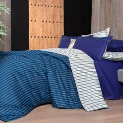 Sarev Dalen Tek Kişilik %100 Pamuk Çift Taraflı Nevresim Takımı