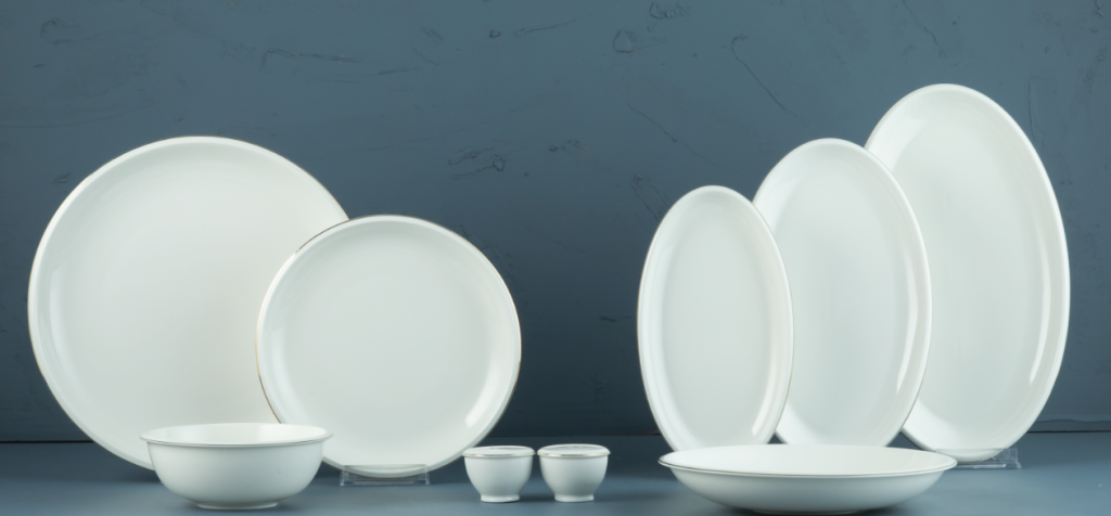 Evaliza Gold Elegant 60 Parça Yemek Takımı- 12 Kişilik