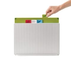 Joseph Joseph Index Plastik Kesme Tahtası Seti -Gümüş 60131