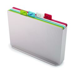 Joseph Joseph Index Plastik Kesme Tahtası Seti -Gümüş 60131