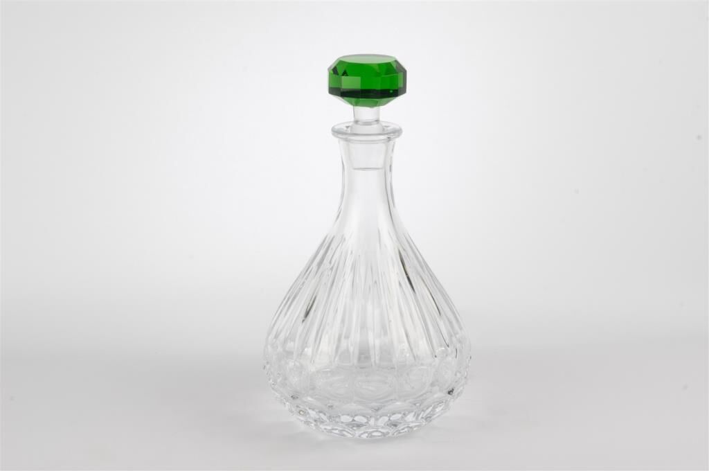 Mikasa Moor Royal-Hex Cam Yeşil Kapaklı Dek Şişe 15x26cm