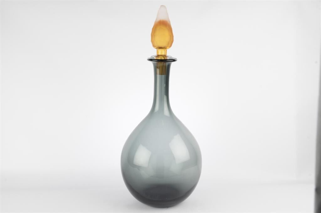 Mikasa Moor Virella Yeşil Cam Kapaklı Vazo 21x52cm