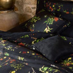 Sarev Helıke Cupro Nevresim Takımı Çift Kişilik , Siyah