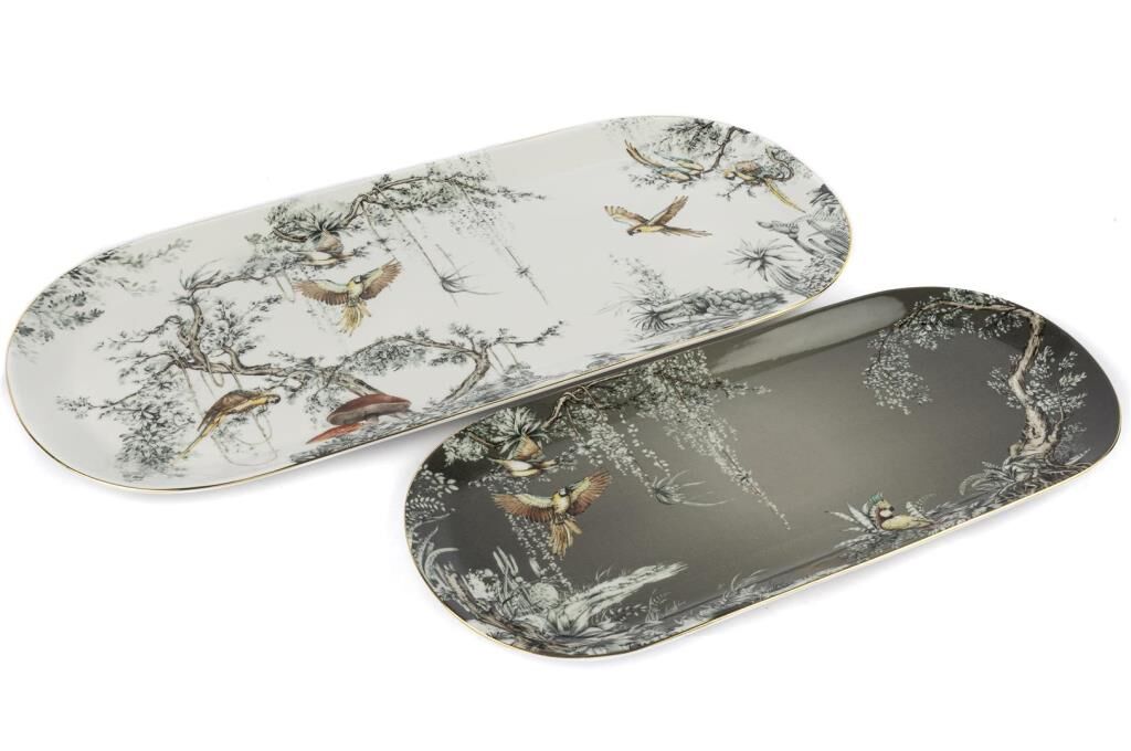 Mikasa Moor Plomo 2li Oval Servis Tabağı 42-33cm