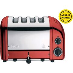 Dualit 47031 Classic 4 Hazneli Ekmek Kızartma Makinesi - Kırmızı