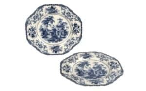 Lucky Art Florantıne 6Lı Tabak Seti 27Cm Mavi