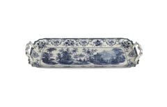 Lucky Art Florantıne Kulplu Baton Tabak 33Cm Mavi