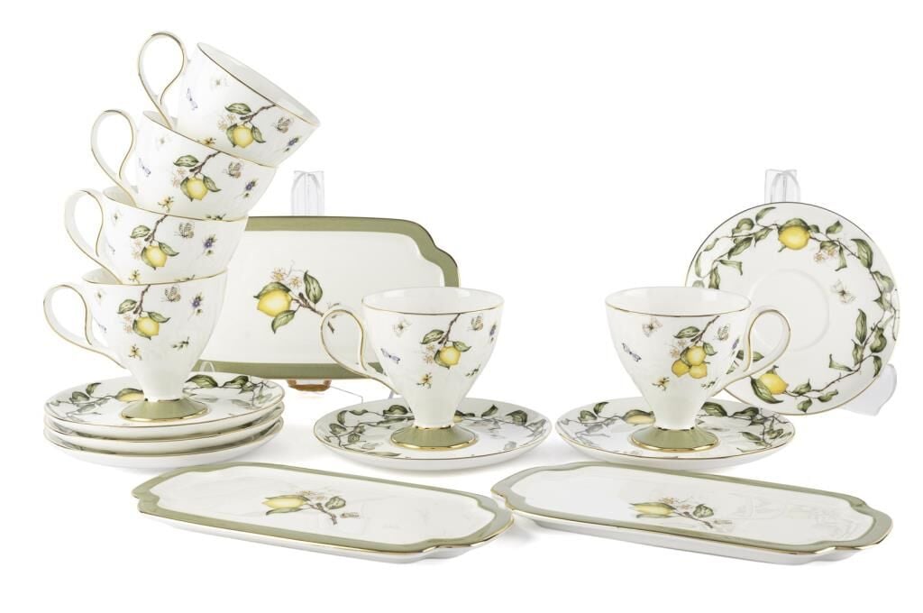 Mikasa Moor Sunleaf 15 Prç 6lı Kahve Fincanı Seti 90cc