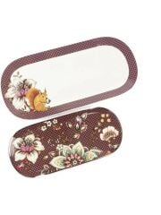 Mikasa Moor Magenta 2Li Oval Servis Tabağı 20X43 16X34Cm