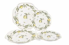 Mikasa Moor Sunleaf 4 Prç 2li Pasta 19cm ve Servis Tabağı 25cm Seti