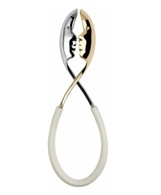 Bugatti Kiss Beyaz Gold Salata Servis Maşası 8X24Cm