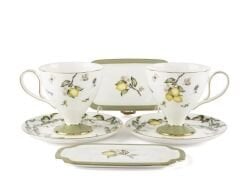 Mikasa Moor Sunleaf 2li Pasta Tab Çay Fincanı St 6prç 240cc