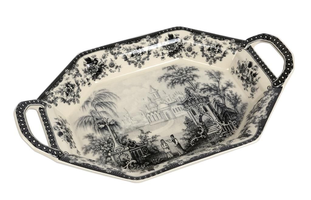 Lucky Art Florantıne Sunum Tepsisi 37Cm Siyah