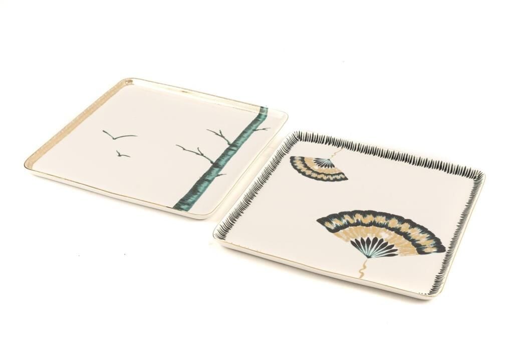 Mikasa Moor Grace 2'Li Kare Servis Tabağı 25Cm