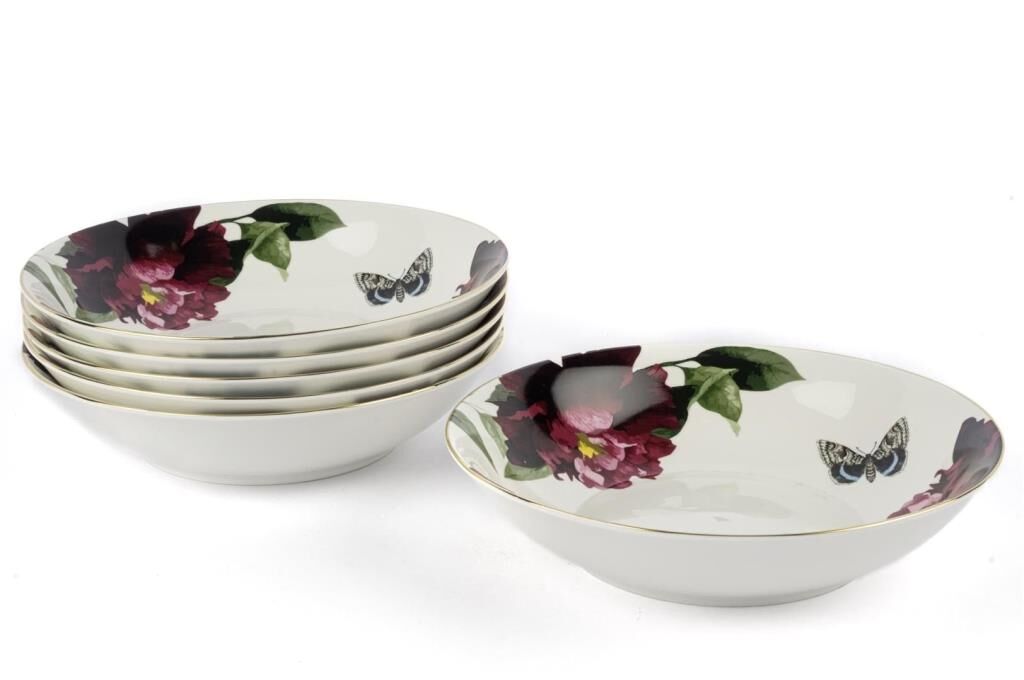 Mikasa Moor Bianco 6lı Çukur Tabak 21cm