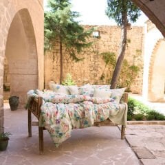 Sarev Hermıone Keten Nevresim Takımı Çift Kişilik , Bej