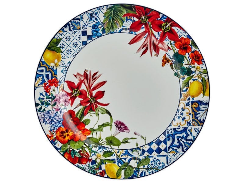 Joy Camen Italy Garden 6Lı Servıs Tabagı 27 Cm