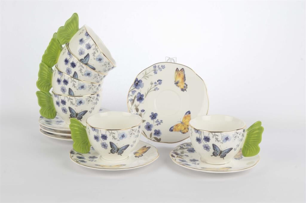 Mikasa Moor Butterfly Lovers 6lı Kahve Fincan Seti 120cc