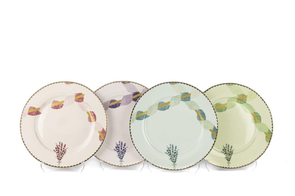 Mikasa Moor Lavander 4lü Pasta Tabağı 21cm