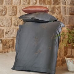 Sarev Juventus Nevresim Takımı Saten Nevresim Takımı Çift Kişilik, Gri