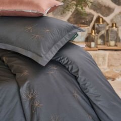 Sarev Juventus Nevresim Takımı Saten Nevresim Takımı Çift Kişilik, Gri