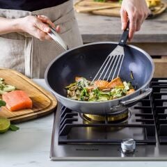 Greenpan Premiere Thermolon Seramik Yapıştırmaz 30Cm Wok Tava