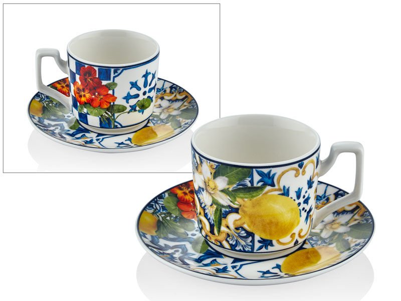 Joy Carmen Italy Garden 6Lı Kahve Fıncanı Setı 13,5X5,5 Cm