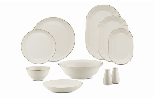 Evaliza Zenn Royal Gold Yemek Takımı 32 Parça