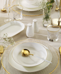 Evaliza Zenn Royal Gold Yemek Takımı 32 Parça