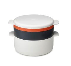Joseph Joseph M-Cuisine 4´Lü Mikrodalga Pişirme Seti -Taş/Turuncu