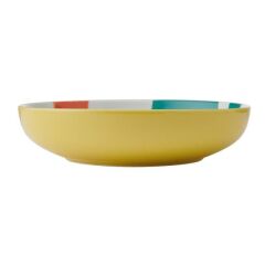 Mikasa MKPBOWLS40 Sırlı Seramik Kase Sarı Soyut Desenli