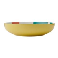 Mikasa MKPBOWLS40 Sırlı Seramik Kase Sarı Soyut Desenli