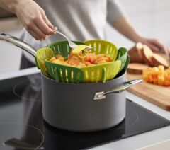 Joseph Joseph Bloom Katlanır Buharda Pişirme Sepeti -Yeşil