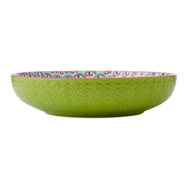 Mikasa MKPBOWLS31 Sırlı Seramik Kase Geometrik Desenli