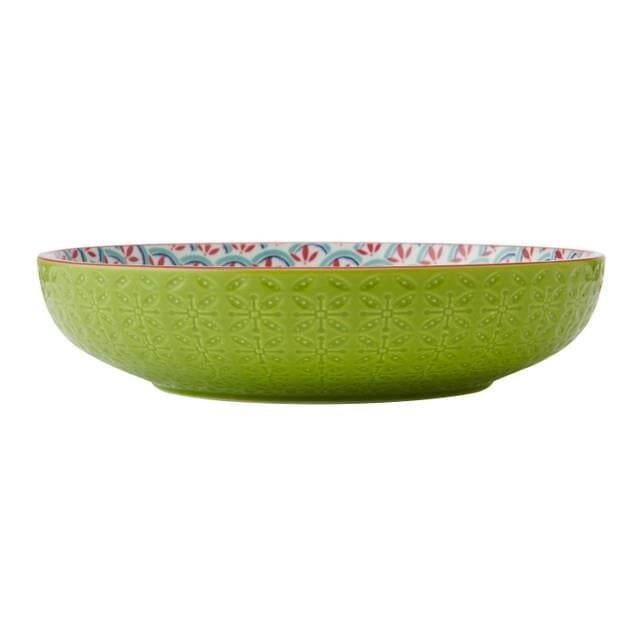 Mikasa MKPBOWLS31 Sırlı Seramik Kase Geometrik Desenli