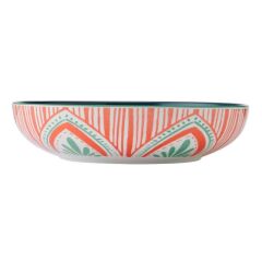 Mikasa MKPBOWLS29 Sırlı Seramik Kase Folk Tarz Desenli