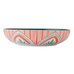 Mikasa MKPBOWLS29 Sırlı Seramik Kase Folk Tarz Desenli